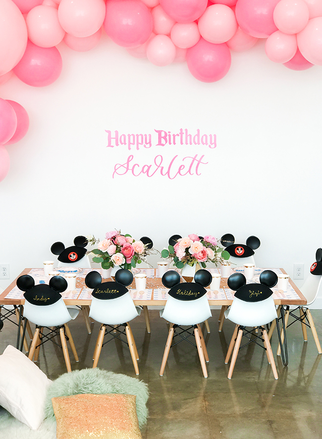 Pink Vintage Disney Birthday Party Inspired By This