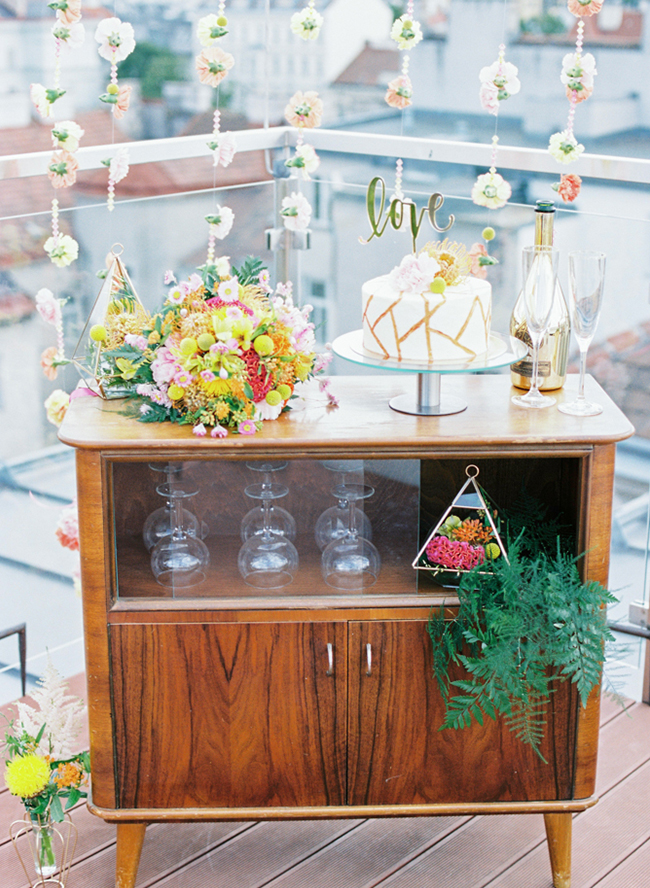 Rooftop Floral Bridal Shower Inspiration Inspired By This