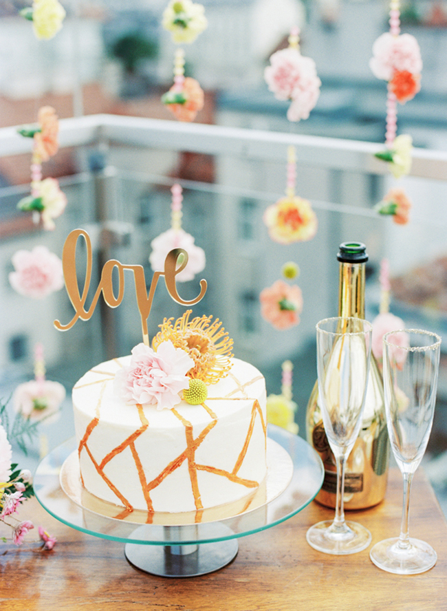 Rooftop Floral Bridal Shower Inspiration Inspired By This