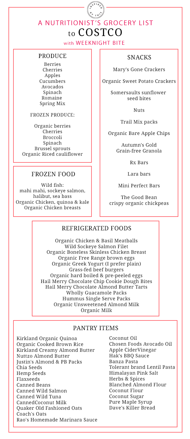 A Nutritionist's Grocery List to Costco Inspired By This