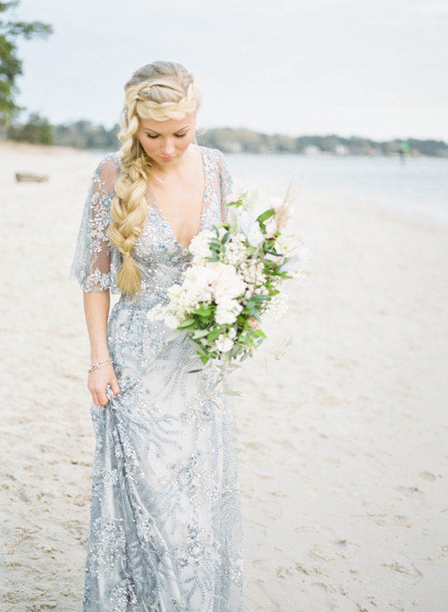 11 Dreamy Dusty Blue Wedding Dresses Inspired By This