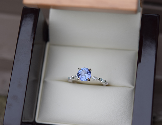 13 Unique Colored Engagement Rings We Love Inspired By This