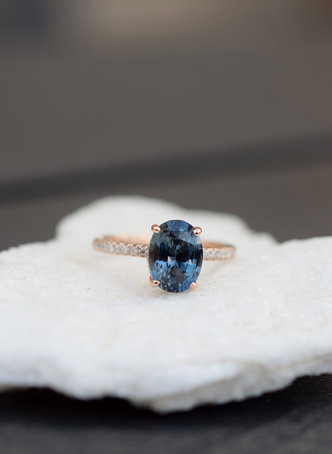 13 Unique Colored Engagement Rings We Love Inspired By This