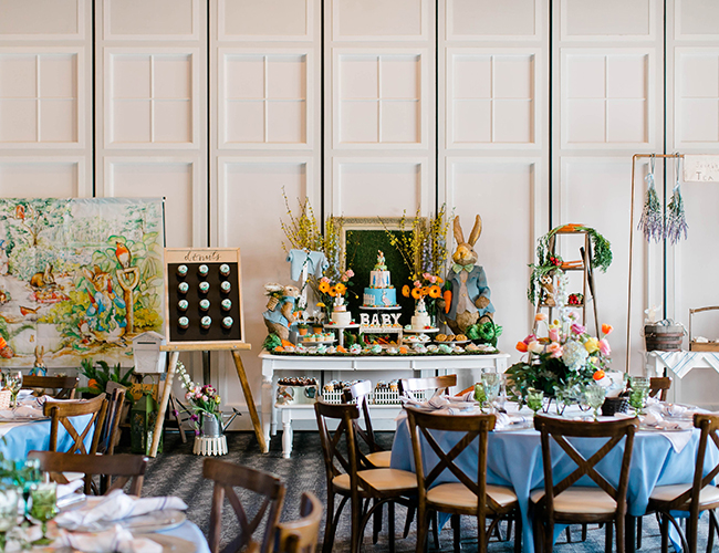 A Springtime Peter Rabbit Baby Shower Inspired By This