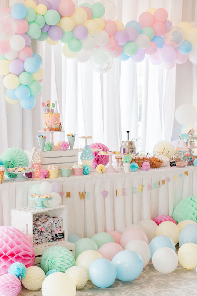 We all Scream for Ice Cream Kid's Birthday Party Inspired By This