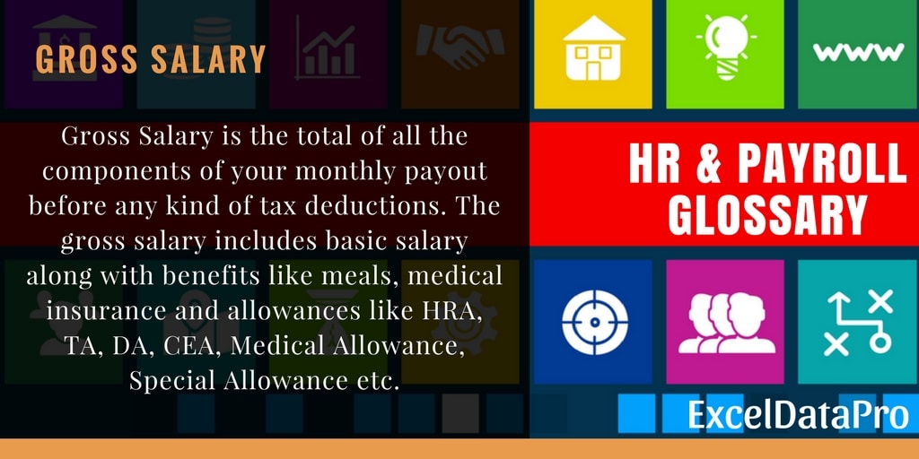 What is Gross Salary? ExcelDataPro