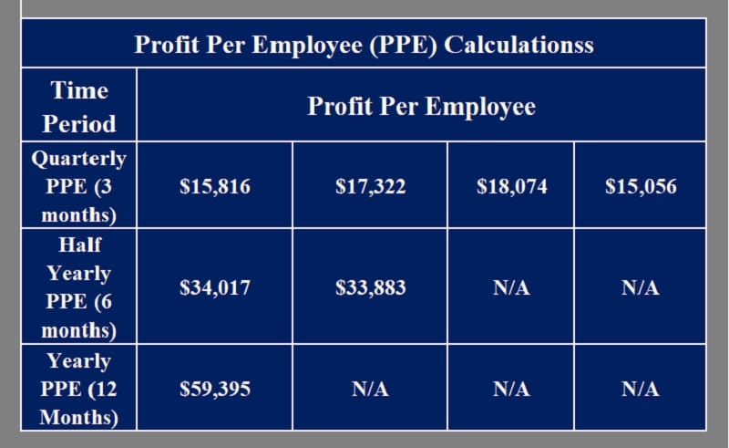 Download Profit Per Employee Calculator Excel Template ExcelDataPro