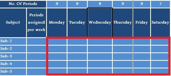 Download Academic Period Allotment System Excel Template ExcelDataPro