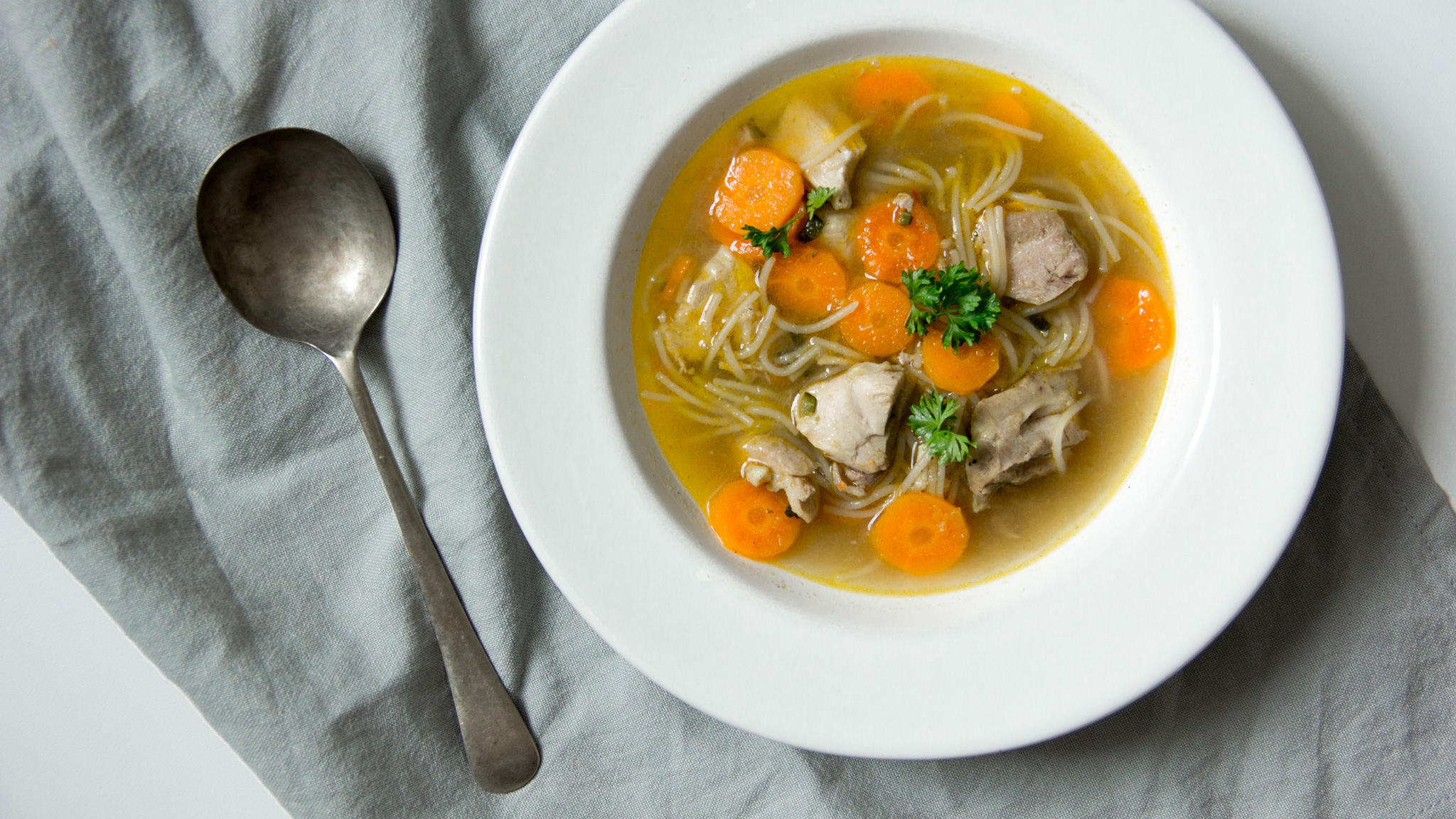 Bouillon de poulet aux vermicelles Kenwood Recipes