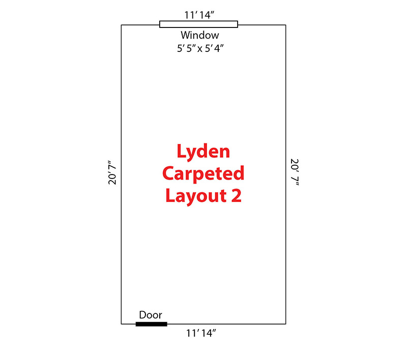 Lyden Room Layout and Dimensions YSU