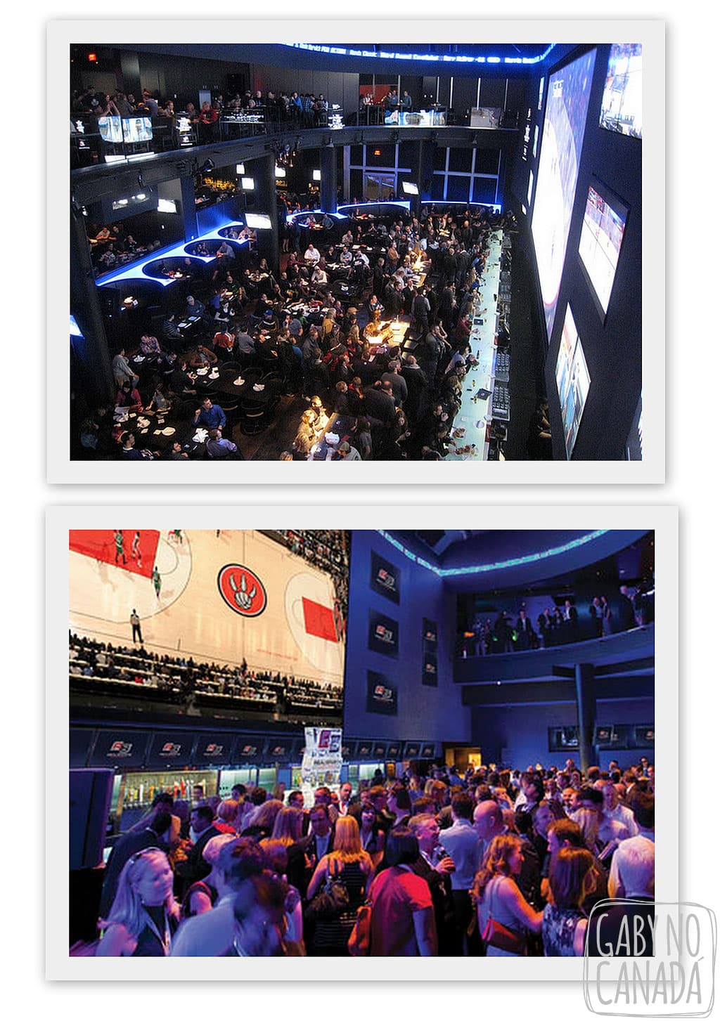 Real Sports Bar and Grill em Toronto Gaby no Canadá