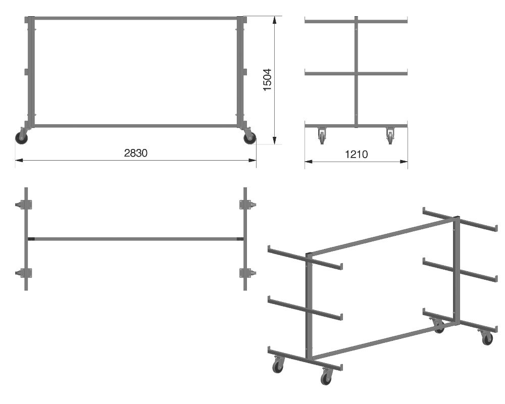 VAULTING POLES RACK pole vault Mondo Spa