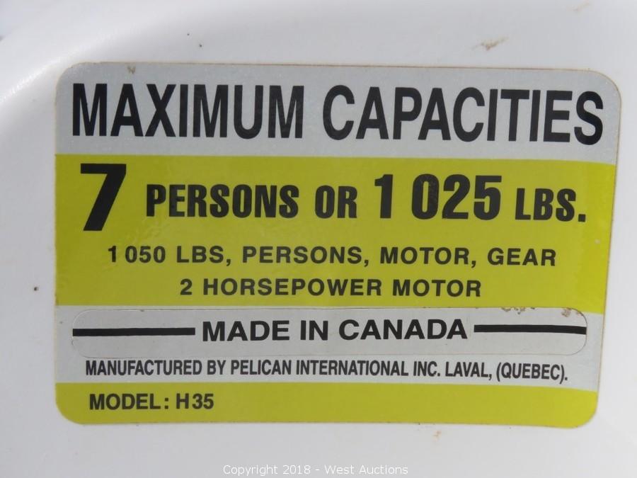West Auctions Auction Auction for 2002 Pelican Decker Paddle Boat in
