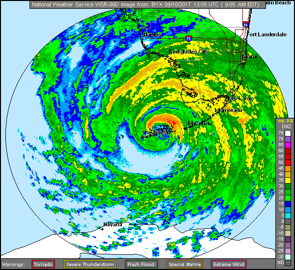 Forecast Irma Continues To Pound Florida While Nice Weather Continues
