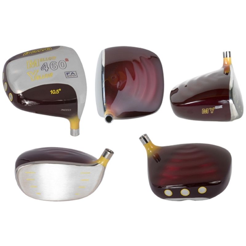 Bang Golf Mellow Yellow SQUARE 460cc Beta Titanium Driver Head Monark