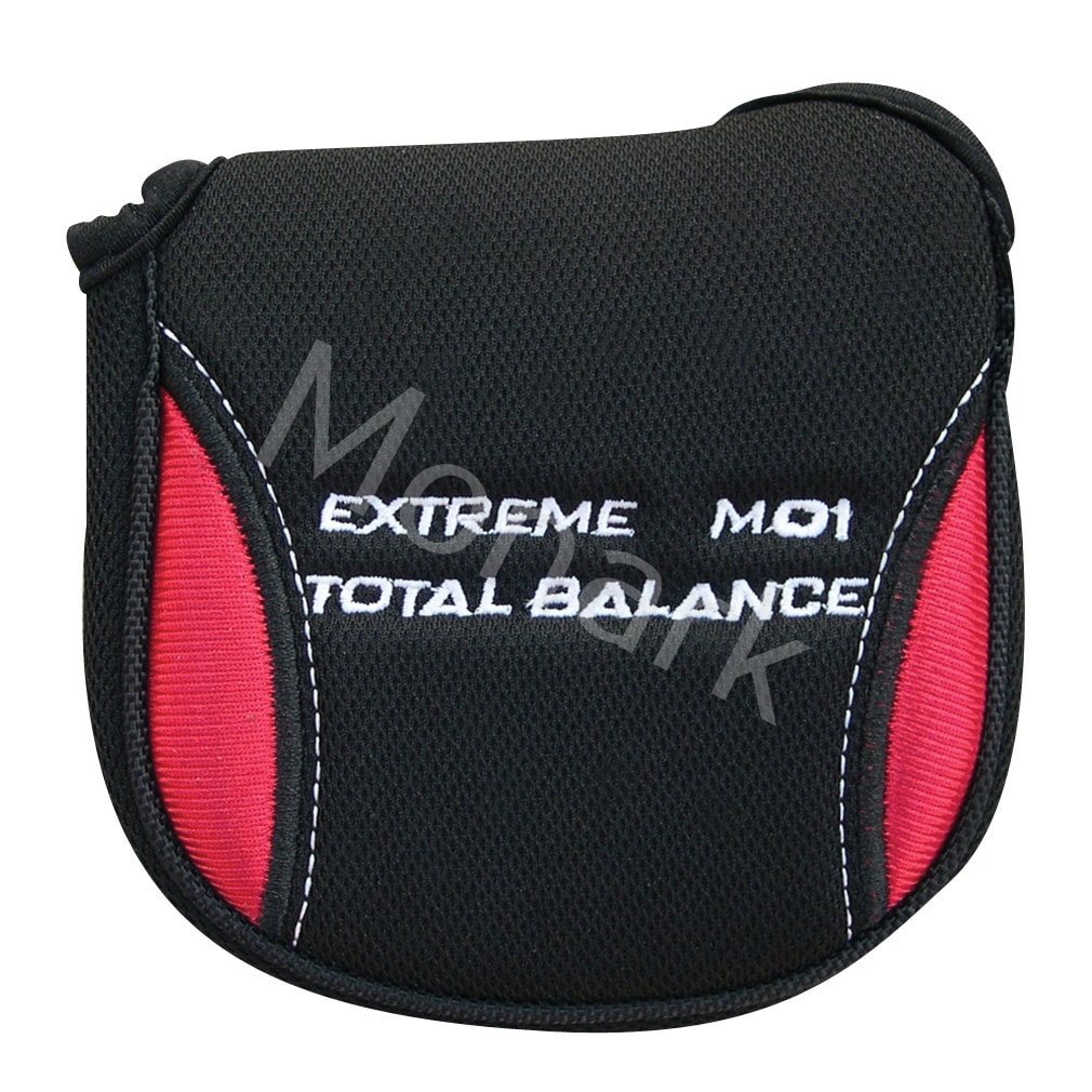 Mallet Putter Headcover Red/Black Oversize Monark Golf