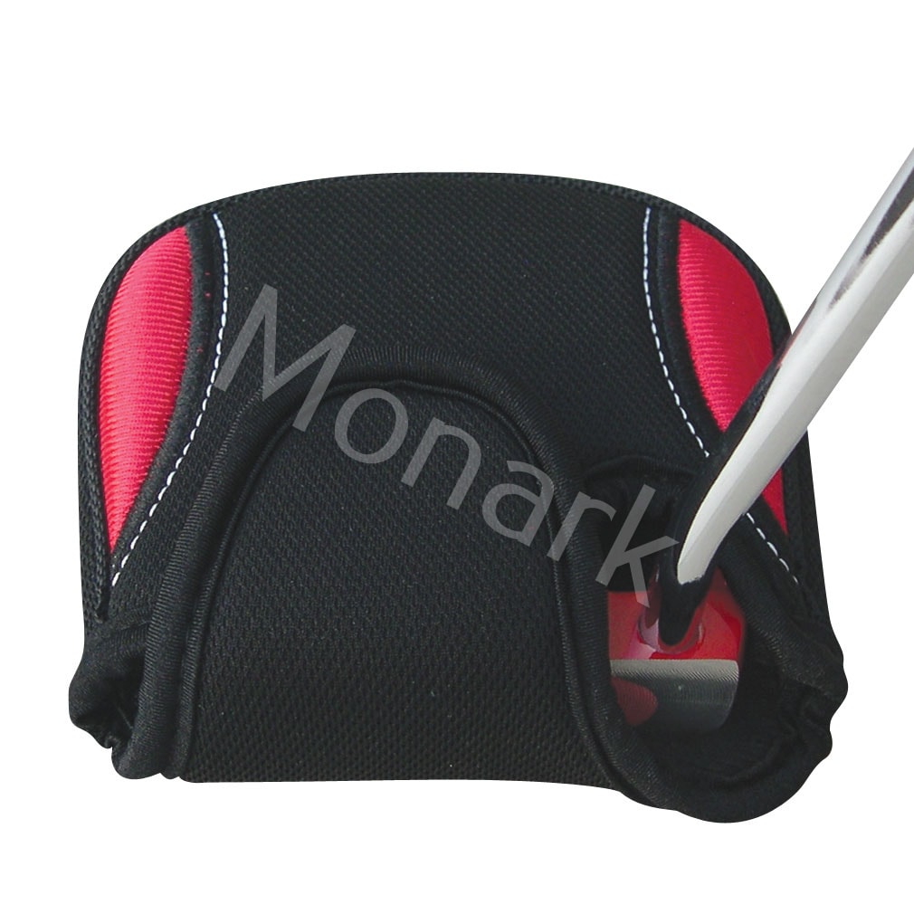 Mallet Putter Headcover Red/Black Oversize Monark Golf