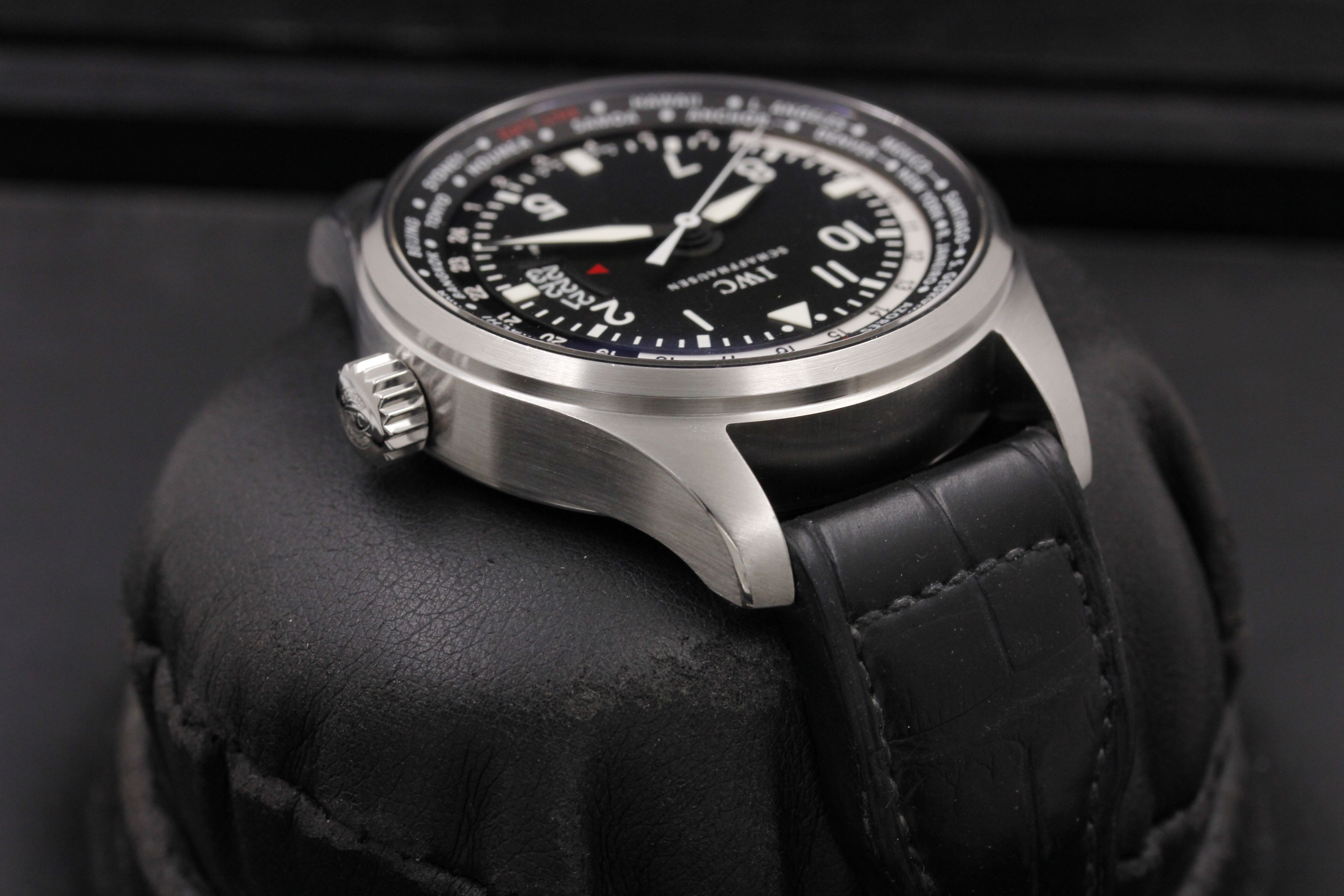 Iwc Pilot Worldtimer Iw326201 Stainless Steel OCWatchGuy