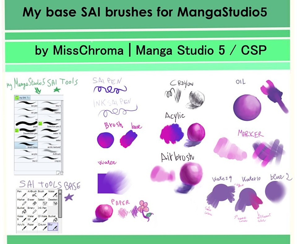 Convert Paint Tool Sai's brush to Clip Studio's brush