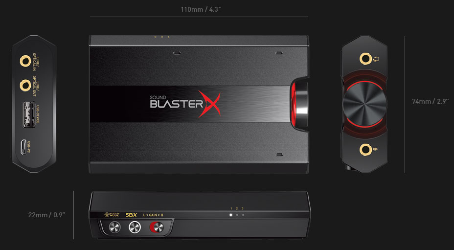 creative sound blasterx