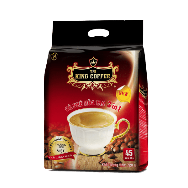 KC hòa tan 3in1 Bịch 45 sticks King Coffee Nơi kết nối tinh hoa