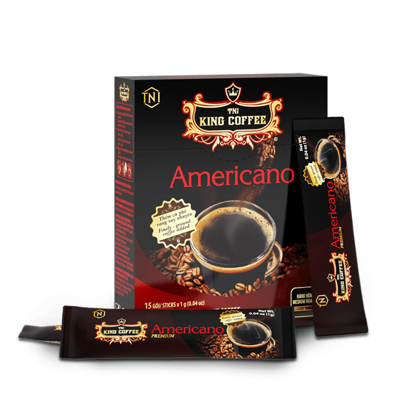 Americano Premium 1gr Hộp15st King Coffee Nơi kết nối tinh hoa, sáng tạo và đam mê
