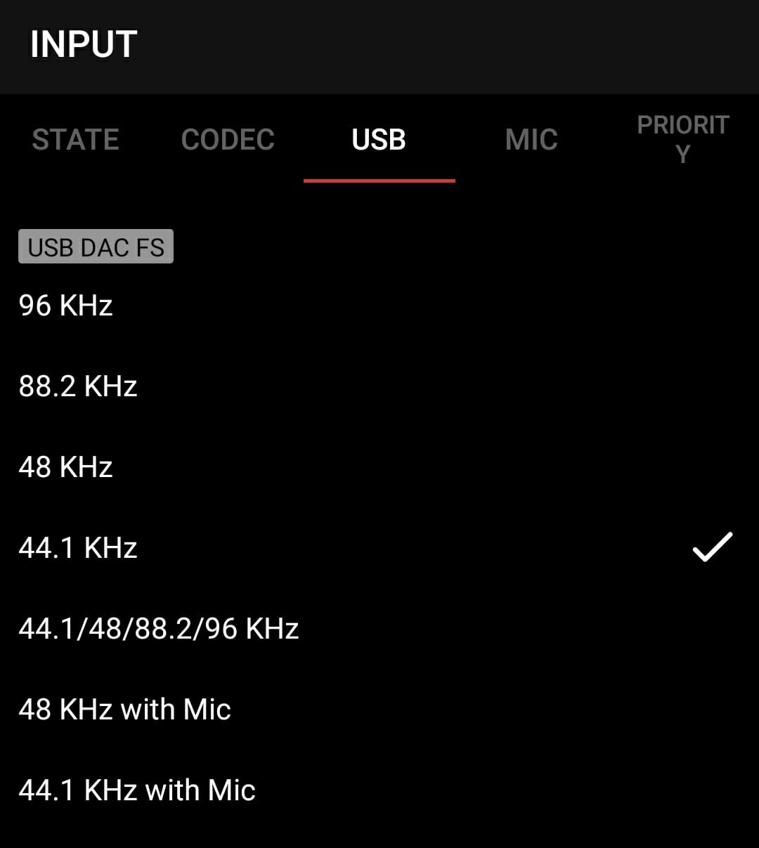 Bluetooth Sample Rates help Qudelix