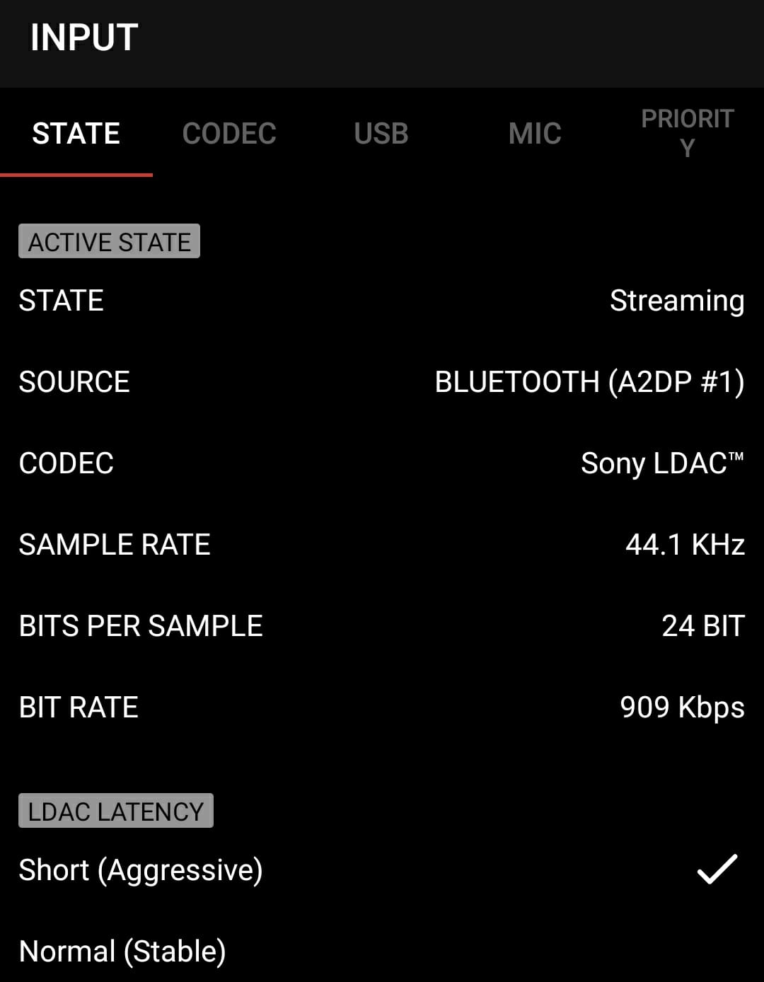 Bluetooth Sample Rates help Qudelix