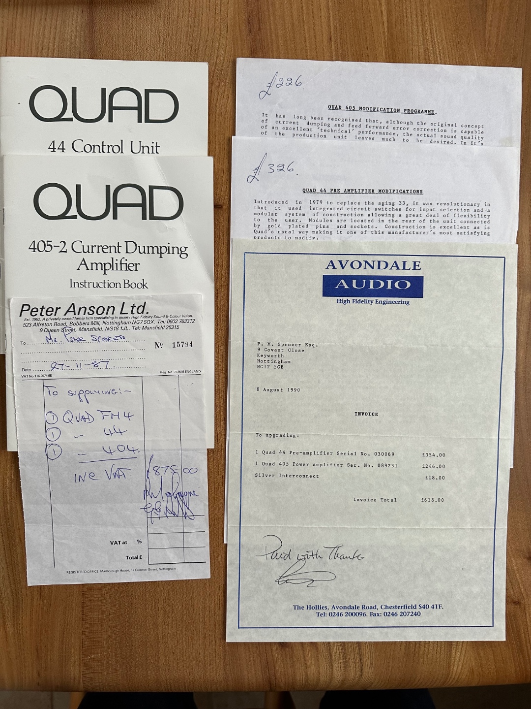 Avondale Quad 44 & 405 mk2 for sale Maverick HiFi Forum