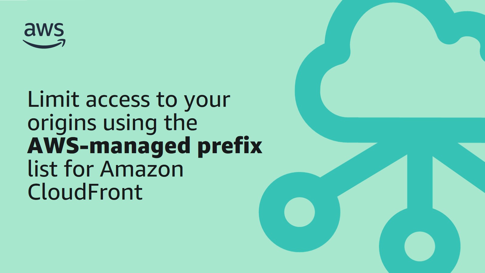 [B! aws] Amazon CloudFront用のAWS マネージドプレフィックスリストを使用したオリジンへのアクセス制限
