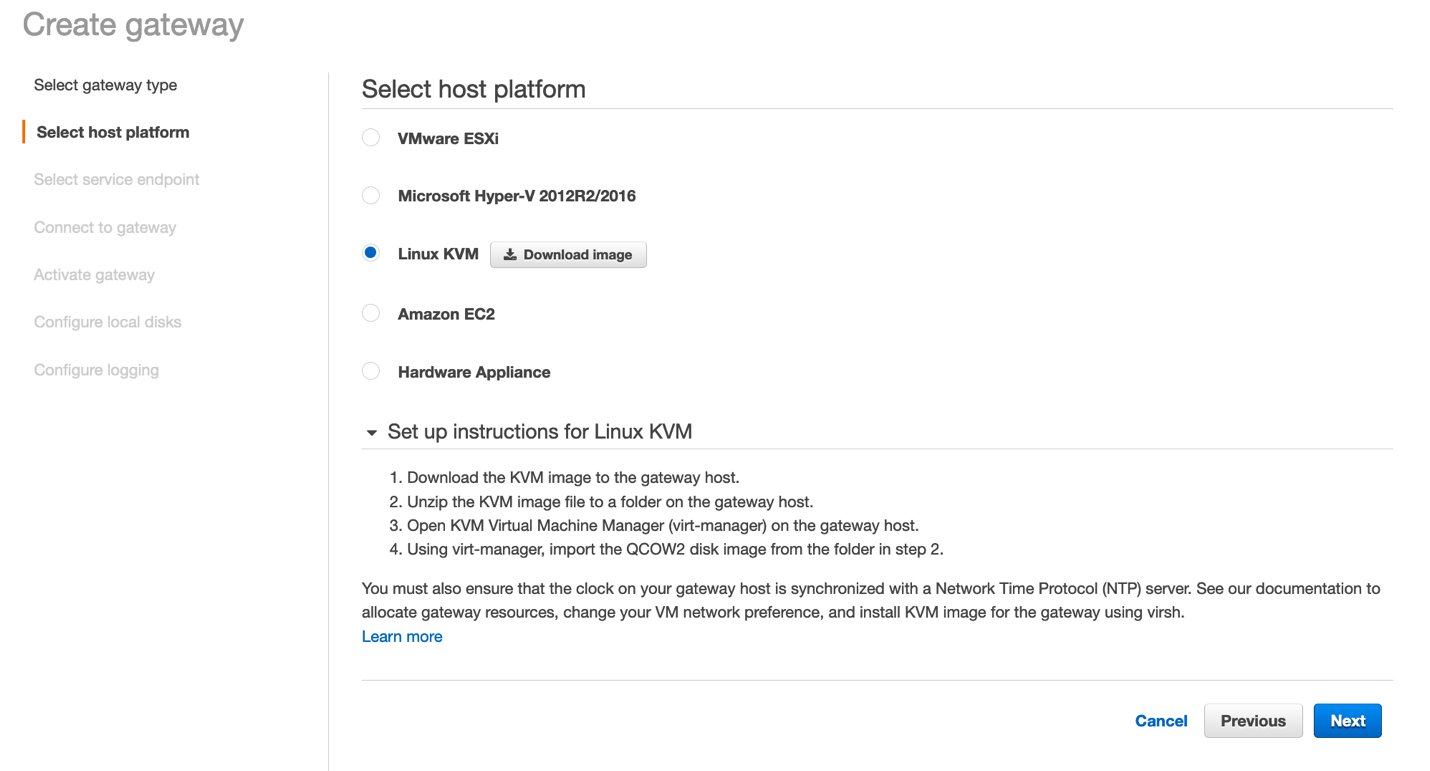 Deploying AWS Storage Gateway on Linux KVM hypervisor LaptrinhX