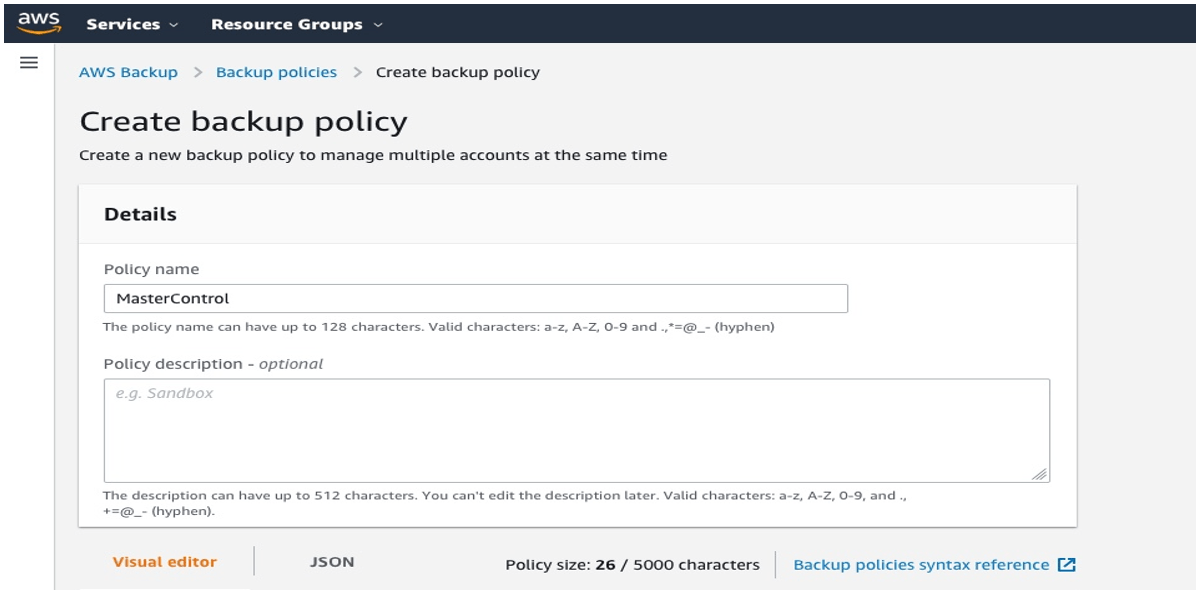 Managing backups at scale in your AWS Organizations using AWS Backup