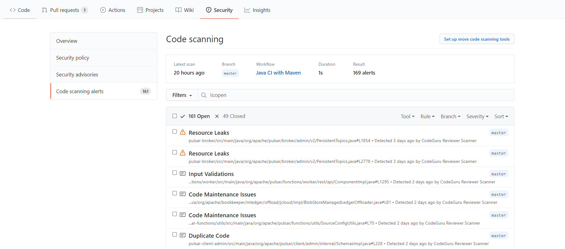Обновления Amazon CodeGuru Reviewer новые детекторы для Java и