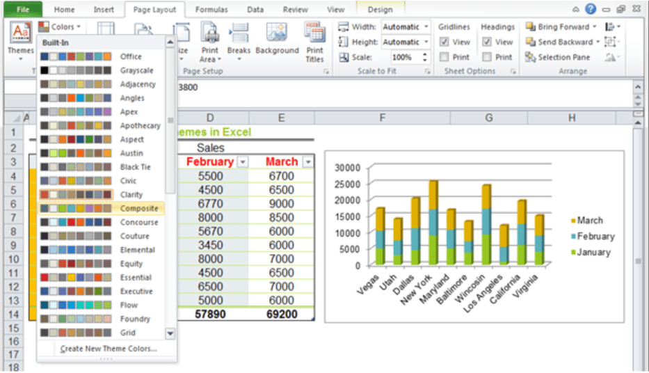 How to Apply Themes in Excel Excelchat Excelchat