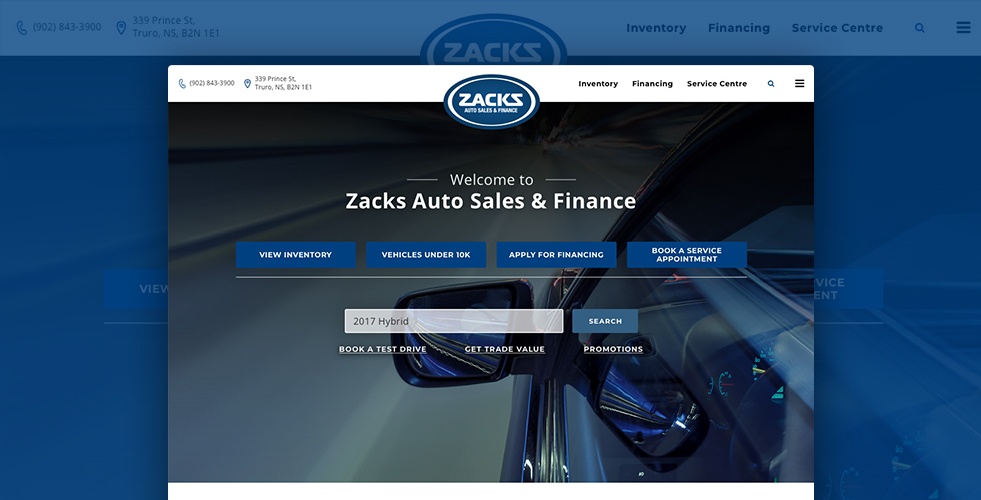 Zacks Auto Sales Used Cars Dealership Truro, NS.