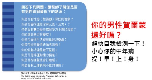 男性健康指標：睪固酮濃度 今周刊