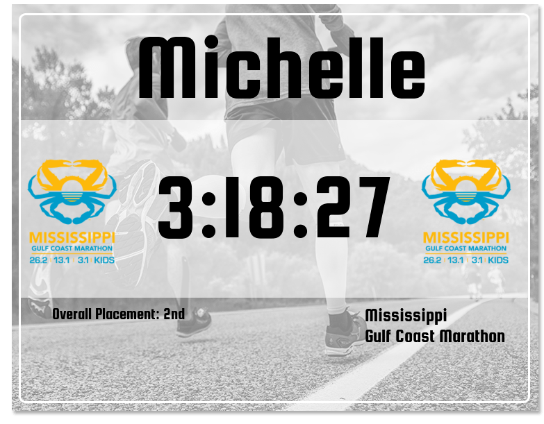 Mississippi Gulf Coast Marathon Results