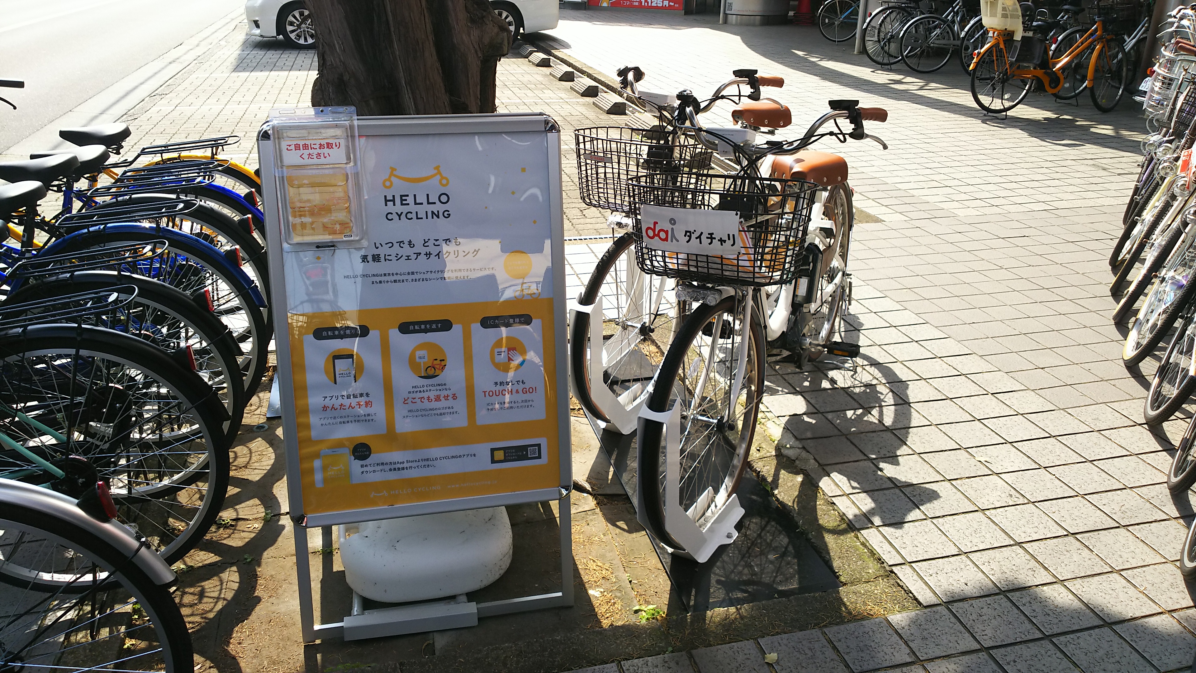 適切な Hello Cycling ロゴ 私たちはソガトです