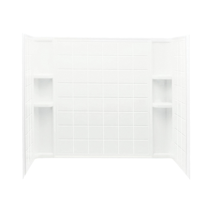 GTS Sterling® 711241000 Tile Look Bath/Shower Wall Set, Ensemble