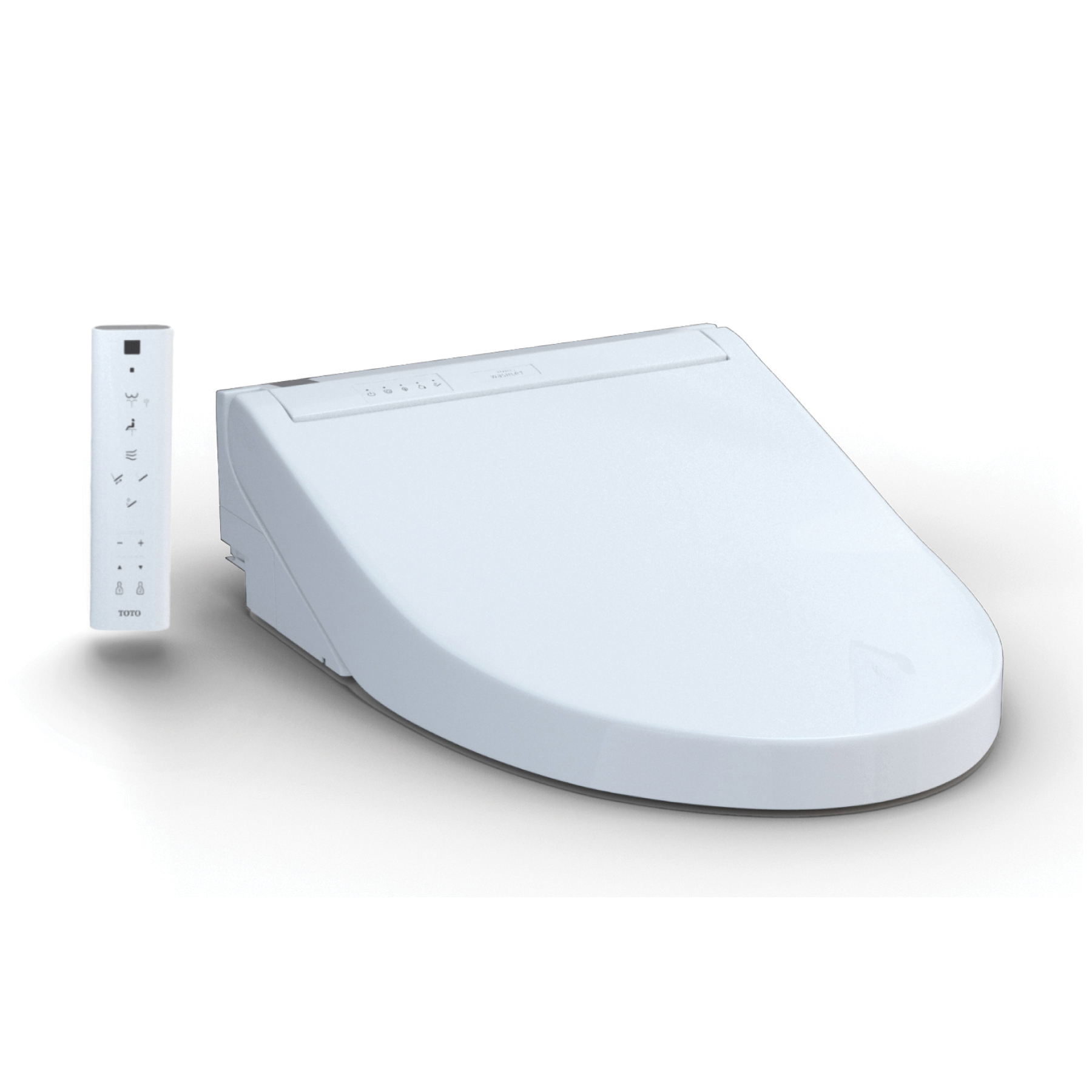 C200 Washlet Electronic Bidet Seat For Elongated Toilet In Cotton White