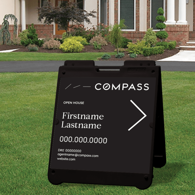 Open House Signs for Compass Dee Sign®