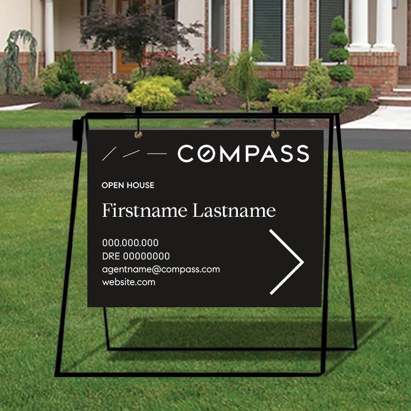 Open House Signs for Compass Dee Sign®