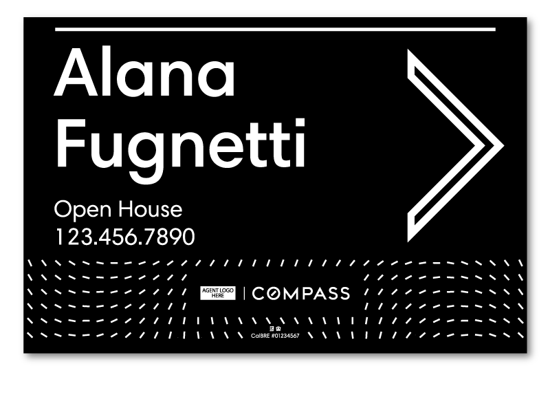 Open House Signs for Compass Real Estate Group Dee Sign®
