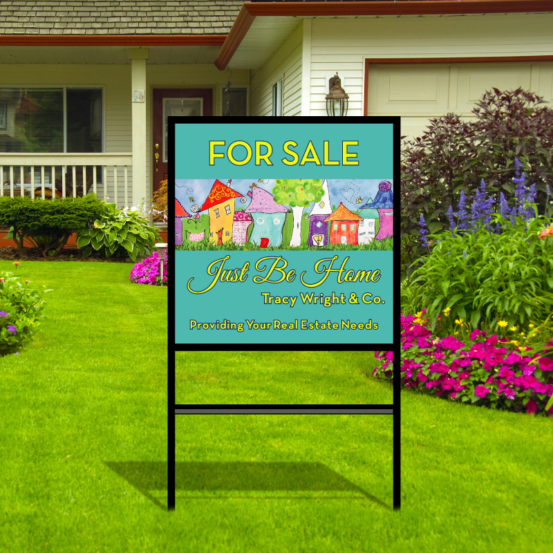 Custom Metal Frame Real Estate Yard Signs Dee Sign®