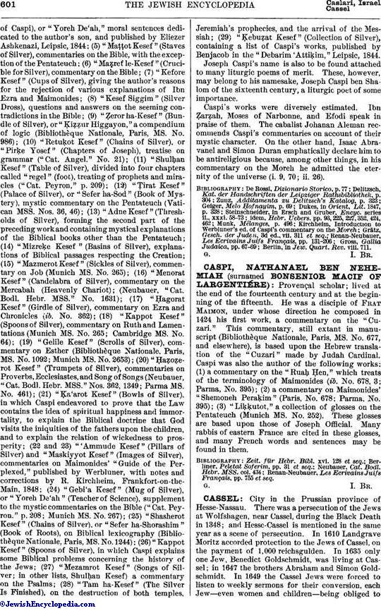 CASPI, JOSEPH BEN ABBA MARI BEN JOSEPH BEN JACOB