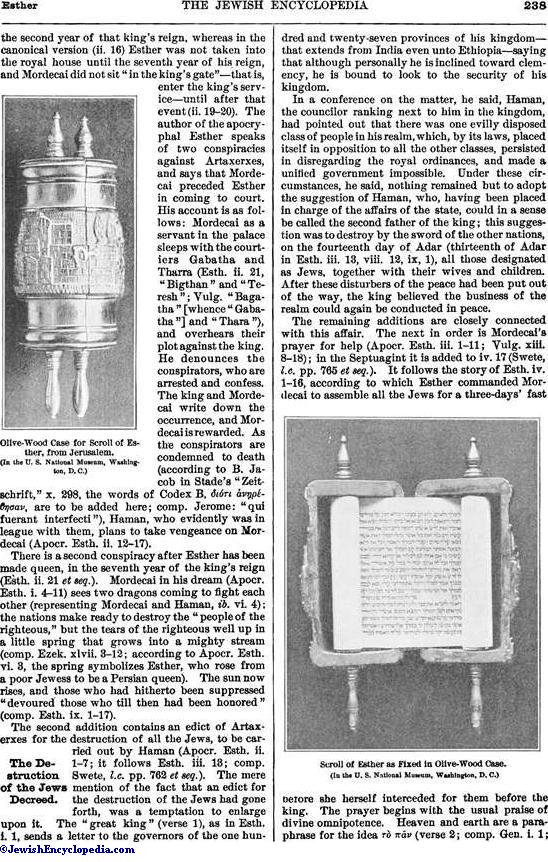 ESTHER, APOCRYPHAL BOOK OF