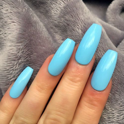 101 Light Blue Nails TheBrooklynFashion