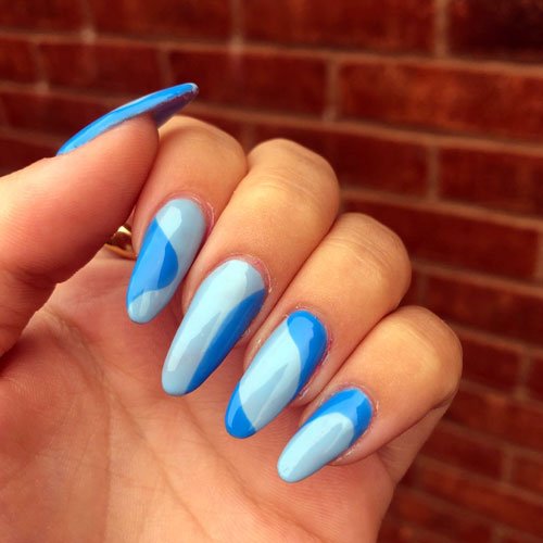 101 Light Blue Nails TheBrooklynFashion