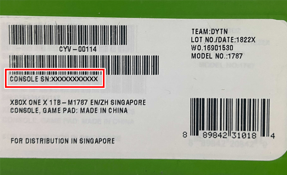 How to check for console's warranty status?