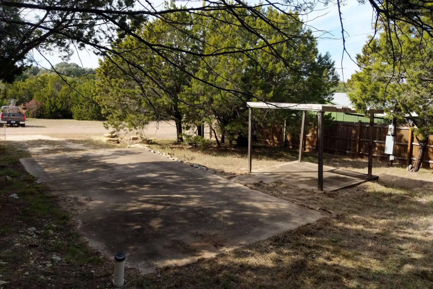 Espacio para acampar en Granbury, TX